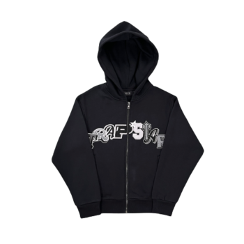 WIDCARD ZIP-BLACK / MONOCHROME