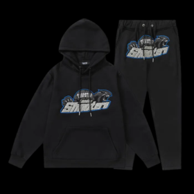 Tuta Trapstar Shooters Nera o Grigia – Logo Blu