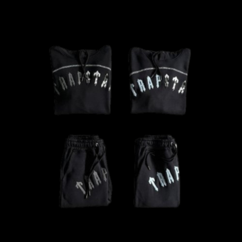 IRONGATE CHENILLE AECH HOODIE TRACKSUIT-BLACK/GREY CAMO