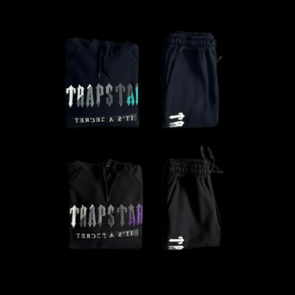 DECDODED CHENILLE 2.0 HOODED TRACKSUIT-BLACK/PURPLE 2025