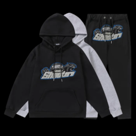 Tuta Trapstar Shooters Nera o Grigia – Logo Blu