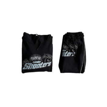 SHOOTERS TECHNICAL HOODIE TRACKSUIT-BLACK/BLUE