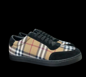 Burberry Vintage Check Patchwork Sneaker Black