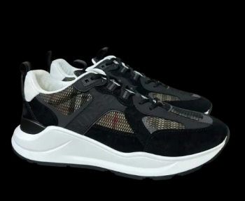 Burberry Vintage Check Low-Top Sneaker Full Black