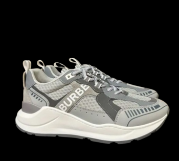 Burberry Vintage Check Low-Top Sneaker Grey
