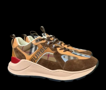 Burberry Vintage Check Low-Top Sneaker Brown