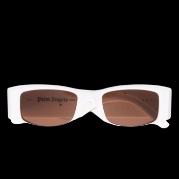 Rectangle Frame Sunglasses White