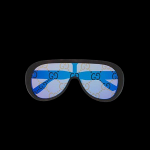 Mirrored Brown Mask Sunglasses