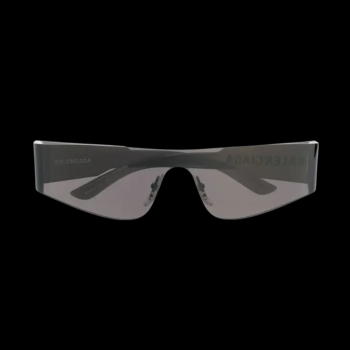 Black Mono Rectangle Sunglasses