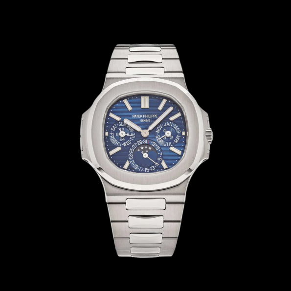 Patek Philippe Nautilus 5740/1G Perpetual Calendar Moon Phase White Gold Blue Dial (2019) 2025
