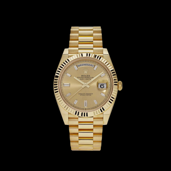 Rolex Day-Date 228238 Yellow Gold Champagne Diamond Dial (2022) 2025